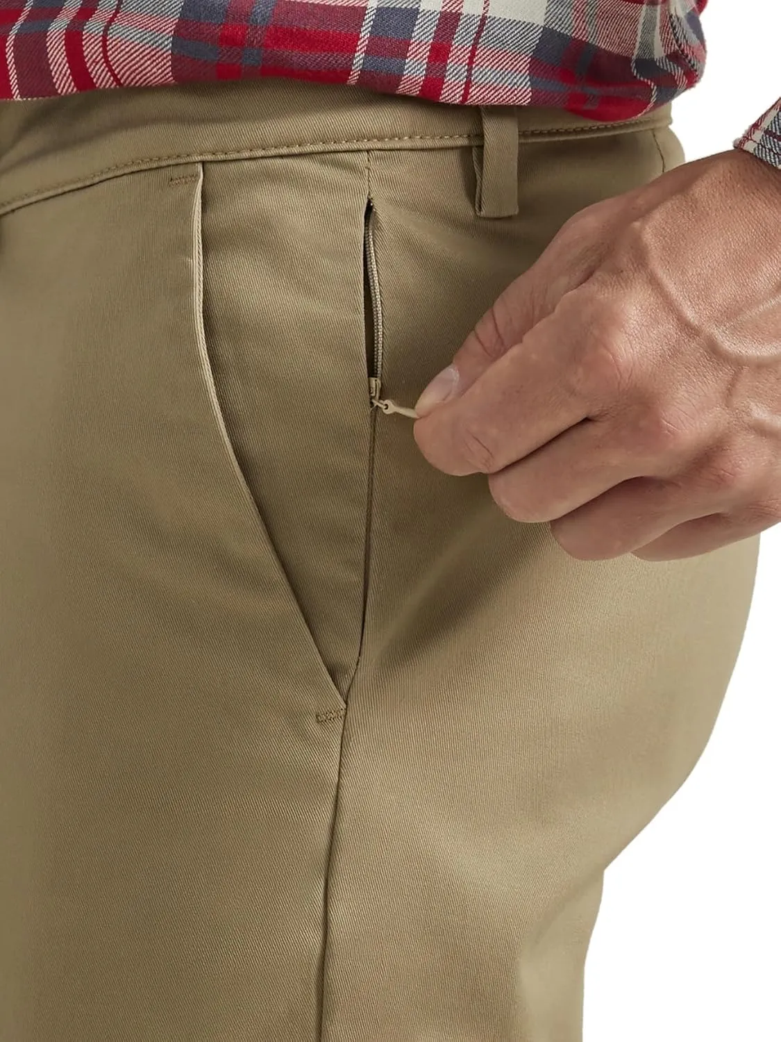 Lee Men's Flat Front Slim Straight Pant