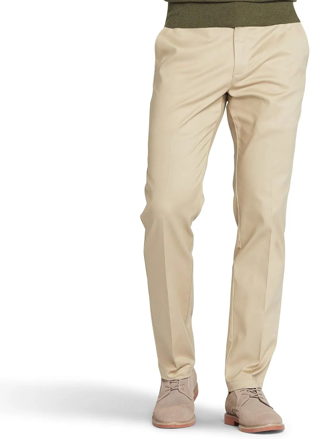 Lee Men's Total Freedom Stretch Slim Fit Flat Front Pant