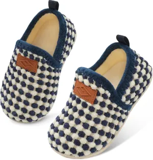 Lefflow Toddler Slippers Boys Girls House Shoes Slip on Baby Sock Shoes Lightweight Outdoor Walking Shoes