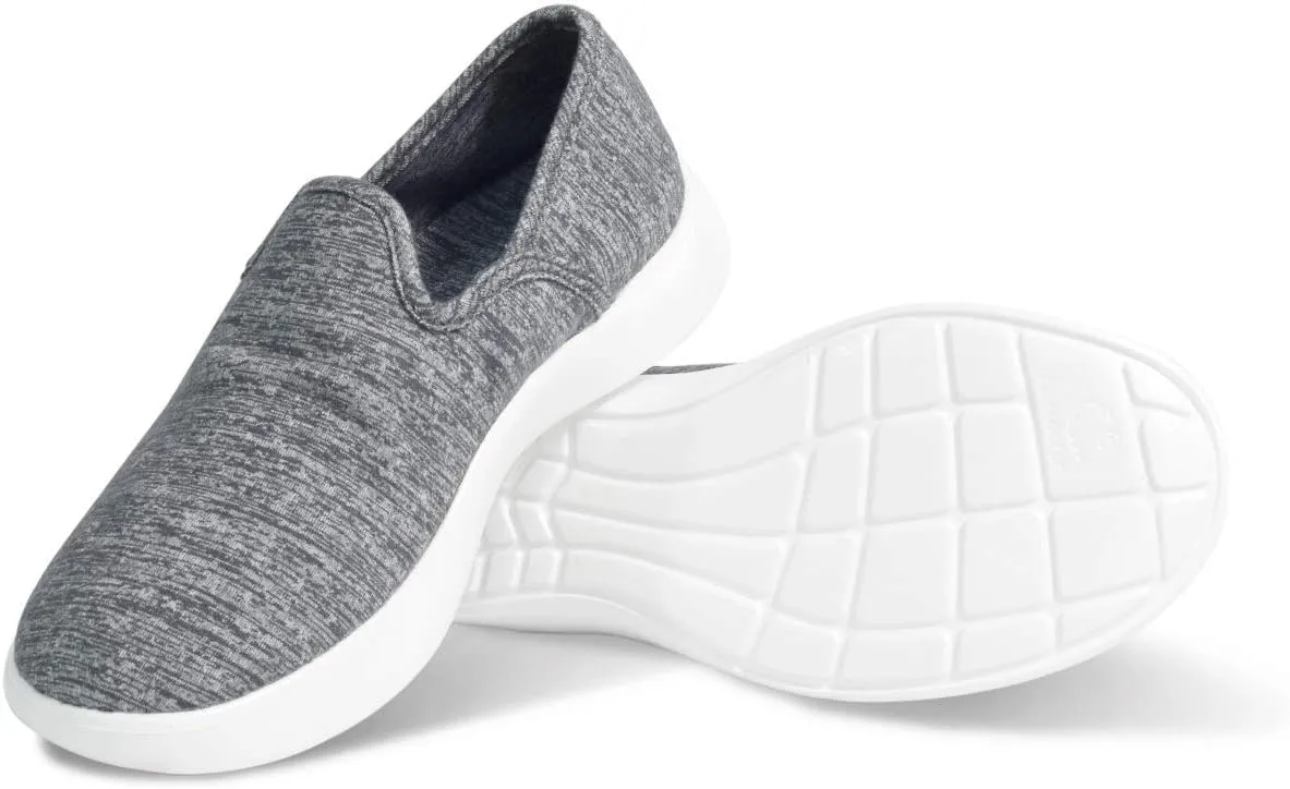 LeMouton Men's Wool Shoes Comfortable Lightweight Walking Casual Slip on