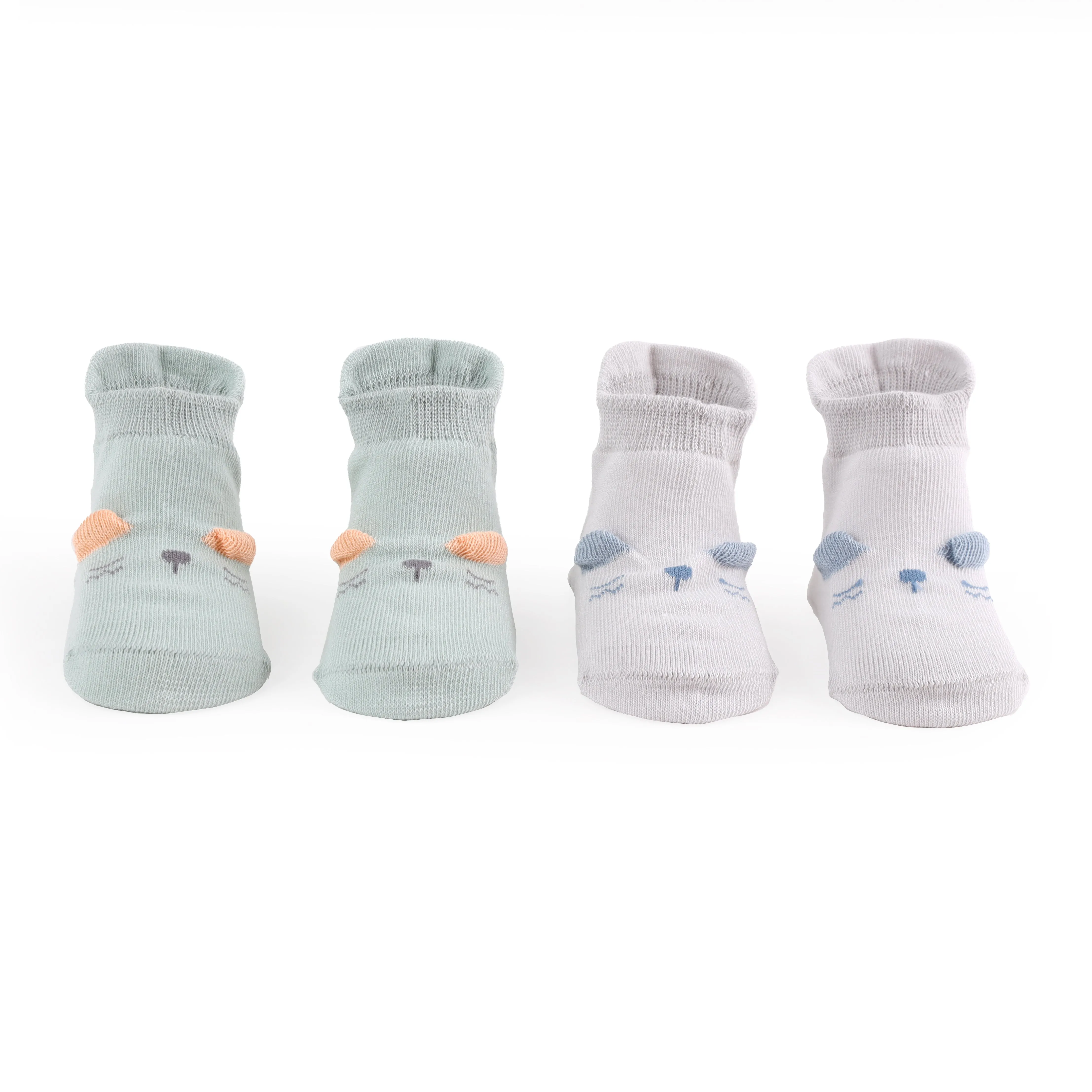 Little Mouse Flat Socks - Pack of 2