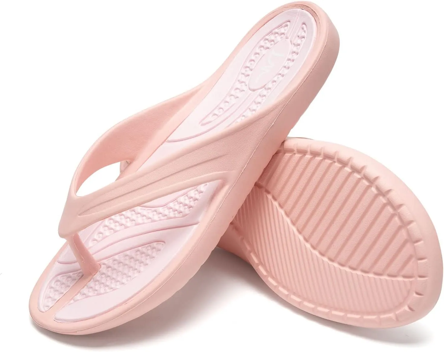 LM Women's Flip Flops Thong Sandals Casual Sandals Shower Shoes Beach Slippers Slides Slip on Water Shoes