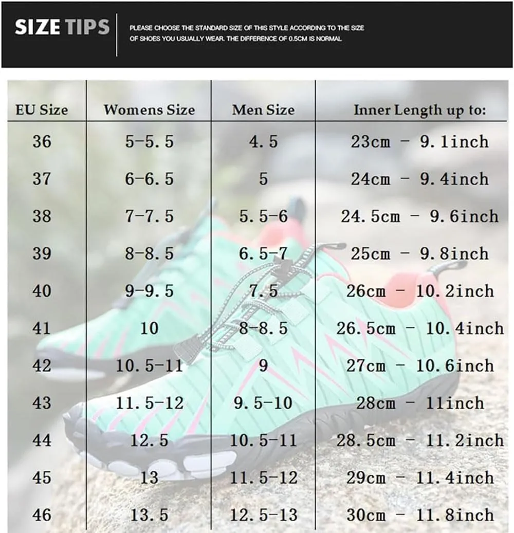 LOSD Barefoot Womens Men, Ultra-Light Hiking Barefoot Shoes, Non-Slip Breathable Quick Dry Barefoot Shoes