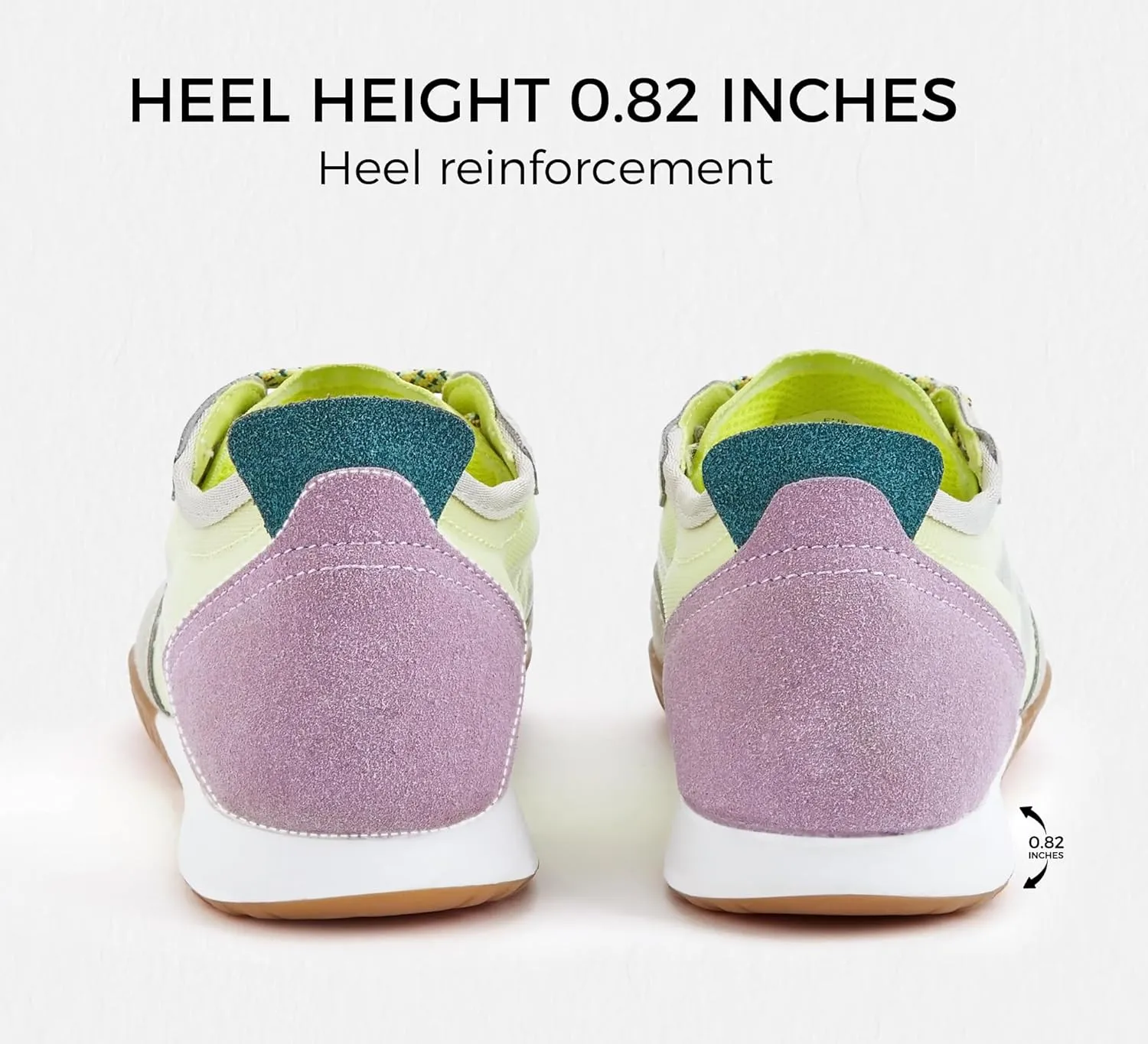 LUCKY STEP Women's Mesh Fashion Sneaker Colorblock Breathable Retro Lace-up Stylish Lifestyle Trendy Casual Walking Shoes