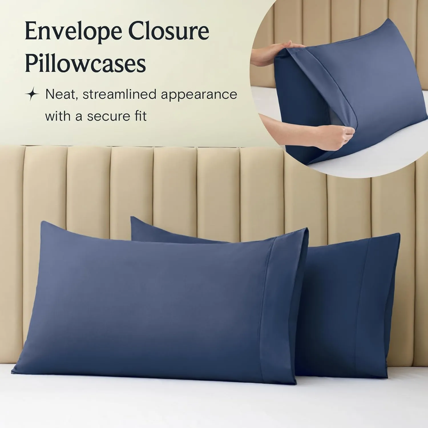 LuxClub Twin Sheets - Soft Kids Bed Sheet for Boys and Girls, 4 PC Deep Pockets 18" Eco Friendly Wrinkle Free Machine Washable Hotel Bedding Silky Soft- Navy