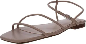 Marc Fisher Ltd Women's Marg Strappy Sandals Light Natural Leather 8M