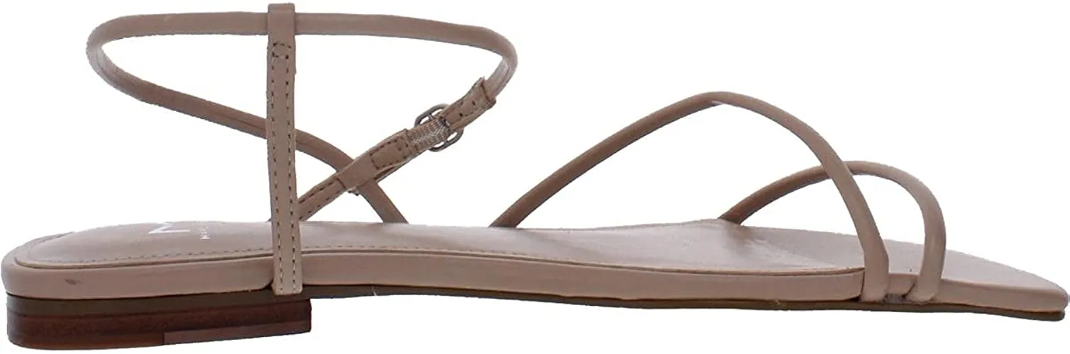 Marc Fisher Ltd Women's Marg Strappy Sandals Light Natural Leather 8M