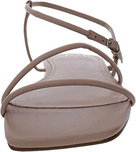 Marc Fisher Ltd Women's Marg Strappy Sandals Light Natural Leather 8M