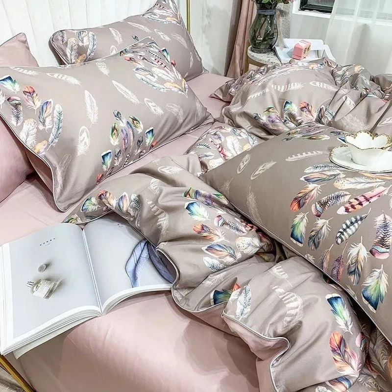 Marika | Soft Egyptian Cotton Duvet Cover Set