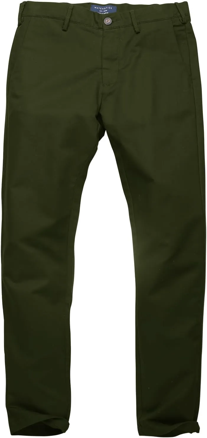 Match Men's Slim Tapered Stretchy Casual Pants