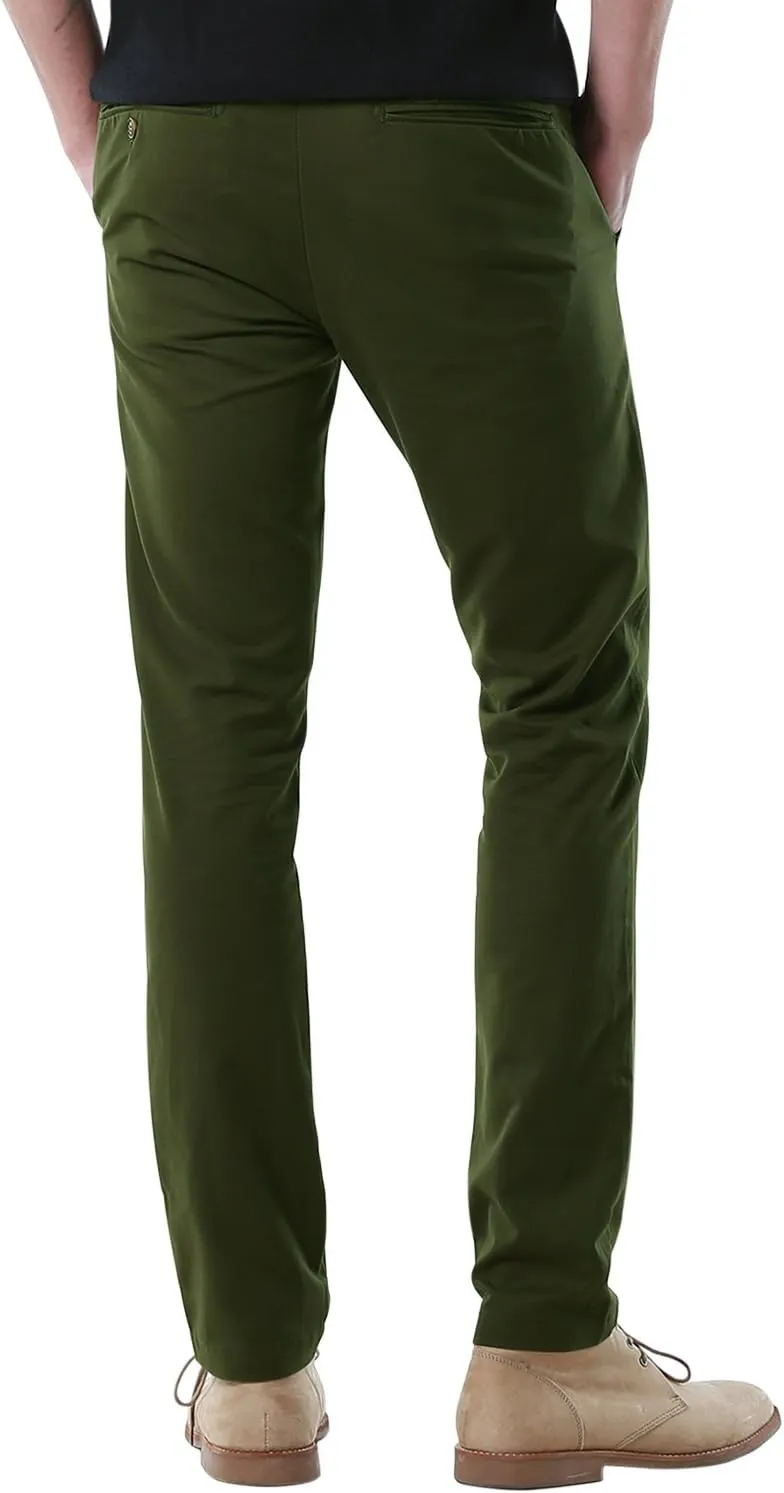 Match Men's Slim Tapered Stretchy Casual Pants