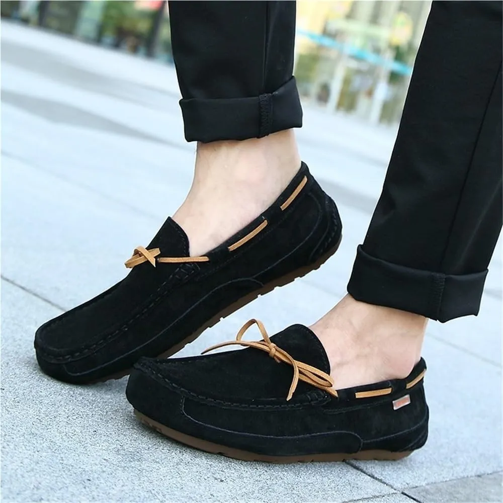 Men Loafers Shoes Breathable Suede Vamp Slip On Comfortable Driving Style for Casual Events Business Outdoors Wedding