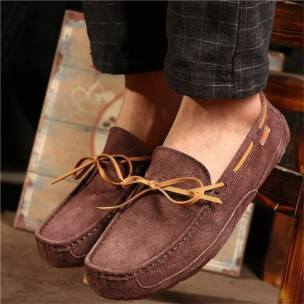 Men Loafers Shoes Breathable Suede Vamp Slip On Comfortable Driving Style for Casual Events Business Outdoors Wedding