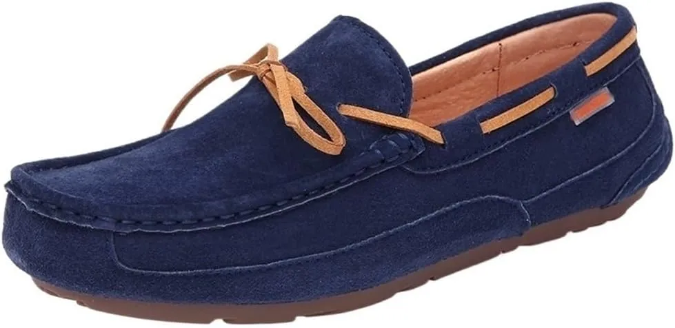 Men Loafers Shoes Breathable Suede Vamp Slip On Comfortable Driving Style for Casual Events Business Outdoors Wedding