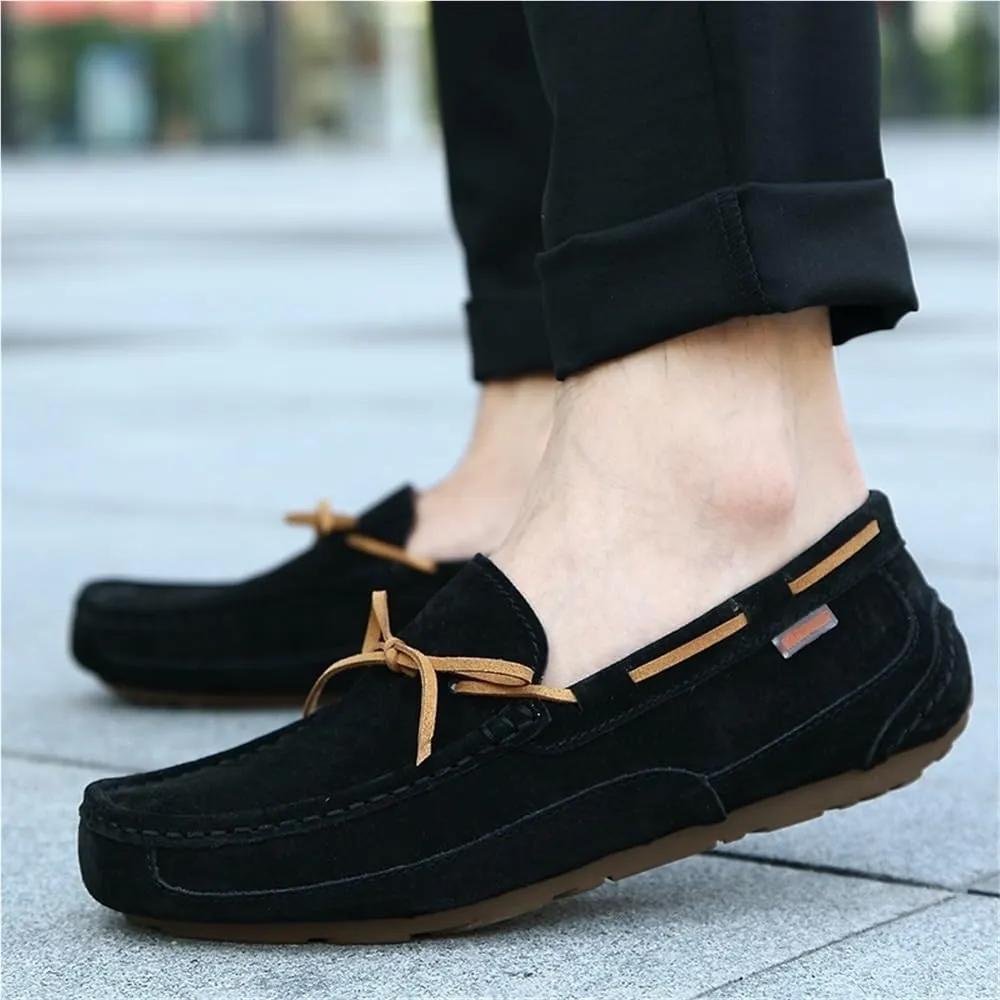 Men Loafers Shoes Breathable Suede Vamp Slip On Comfortable Driving Style for Casual Events Business Outdoors Wedding