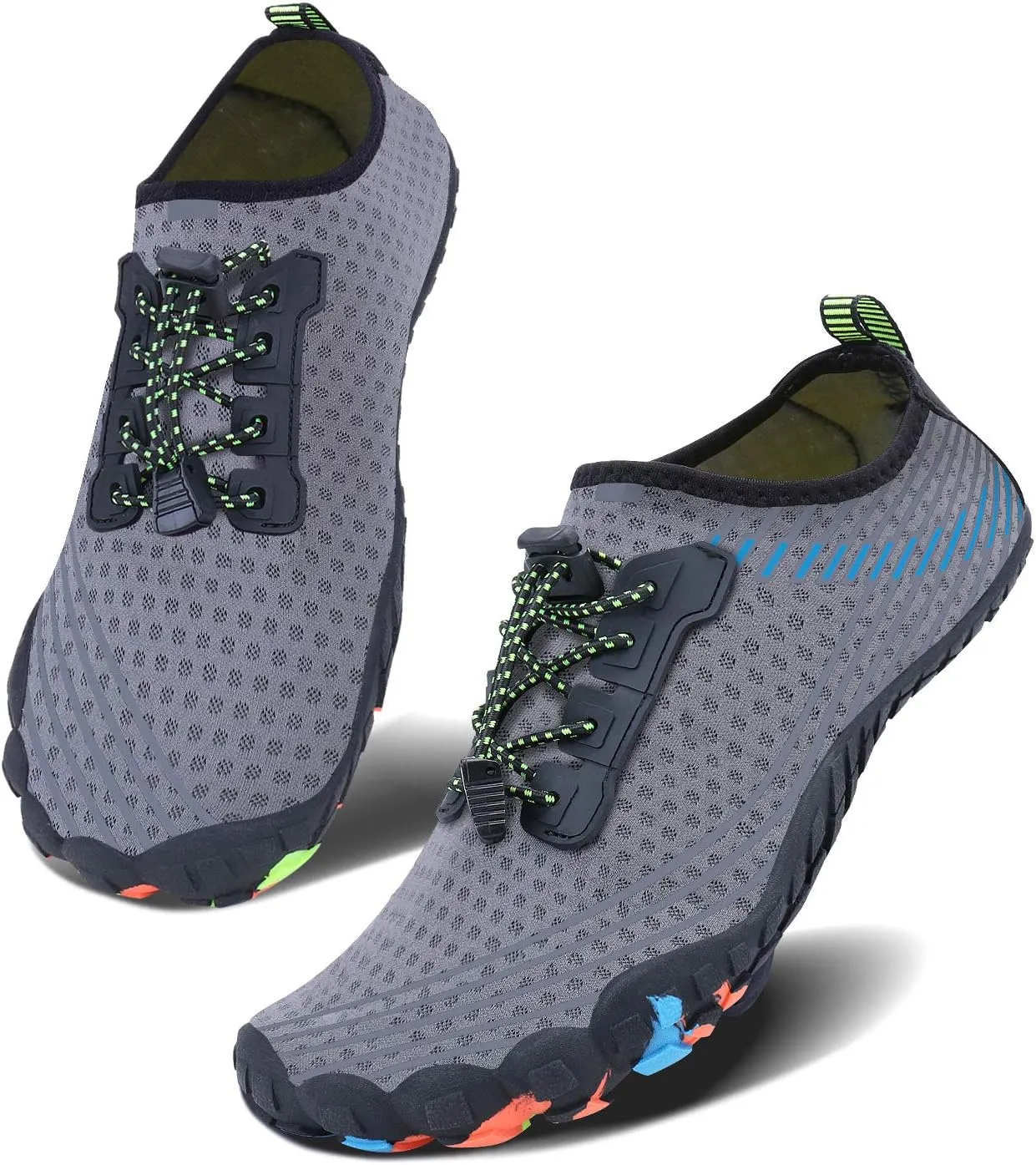 Men Women Water Sports Shoes Slip-on Quick Dry Aqua Swim Shoes for Pool Beach Surf Walking Water Park
