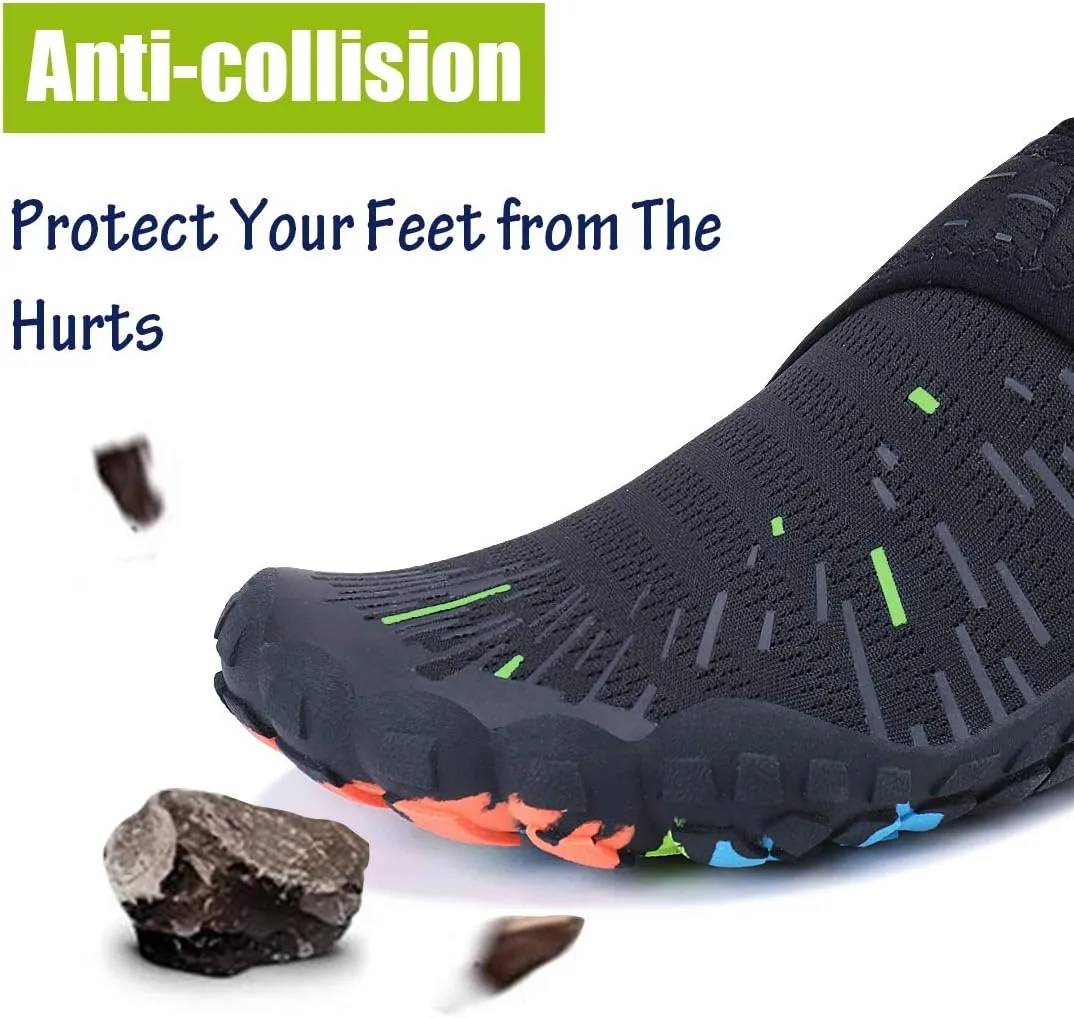 Men Women Water Sports Shoes Slip-on Quick Dry Aqua Swim Shoes for Pool Beach Surf Walking Water Park