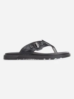 Men's Black Thong Sandal (ID4241)