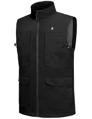 Men's Lightweight Quick Dry Vest with 12 Pockets for Fishing Travel