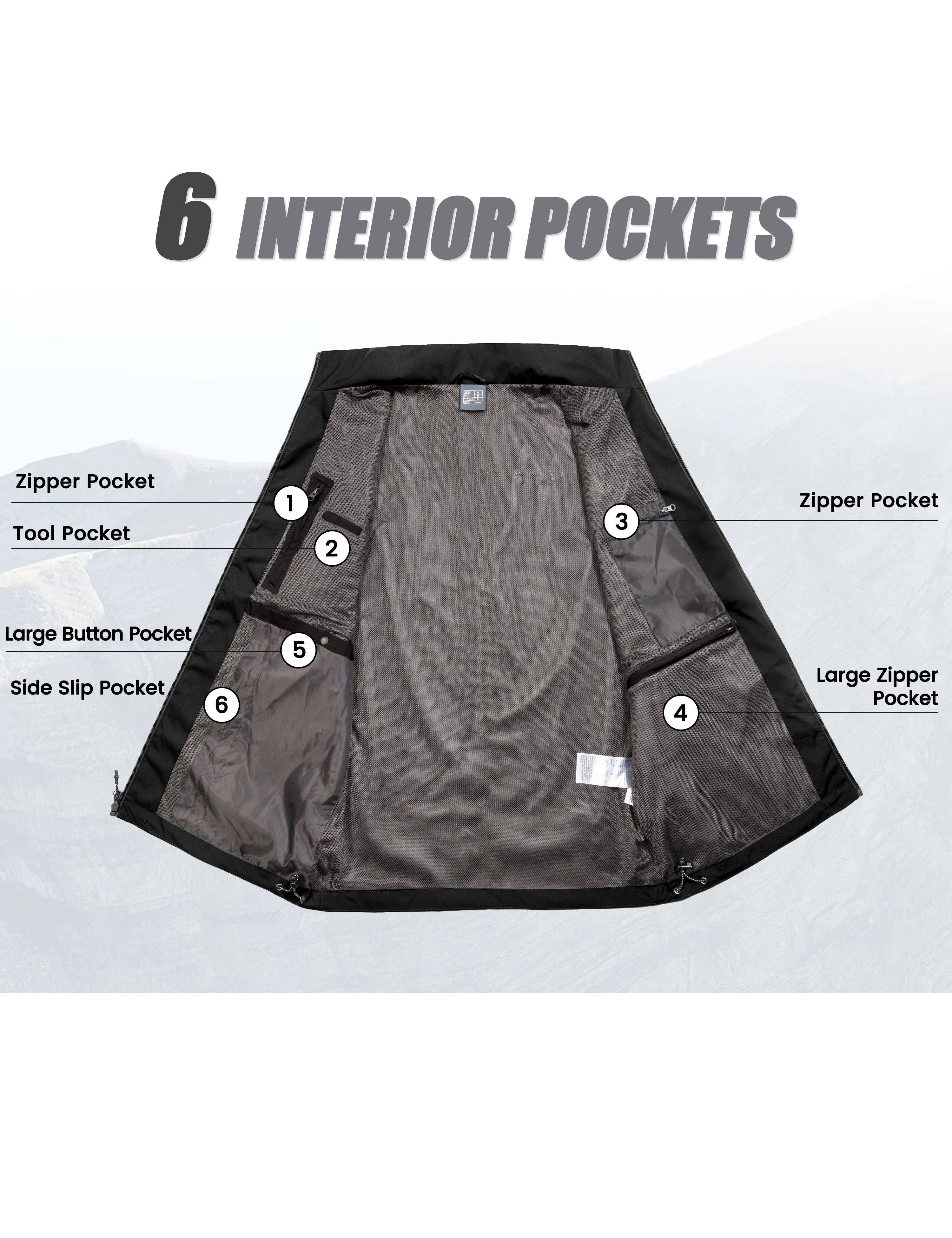 Men's Lightweight Quick Dry Vest with 12 Pockets for Fishing Travel