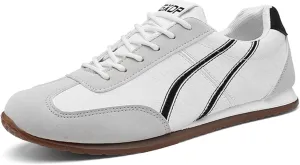 Men's Lightweight Skateboarding Shoes Breathable Anti-Slip Rubber Sole for Daily Active Wear Urban Mobility & Street Training