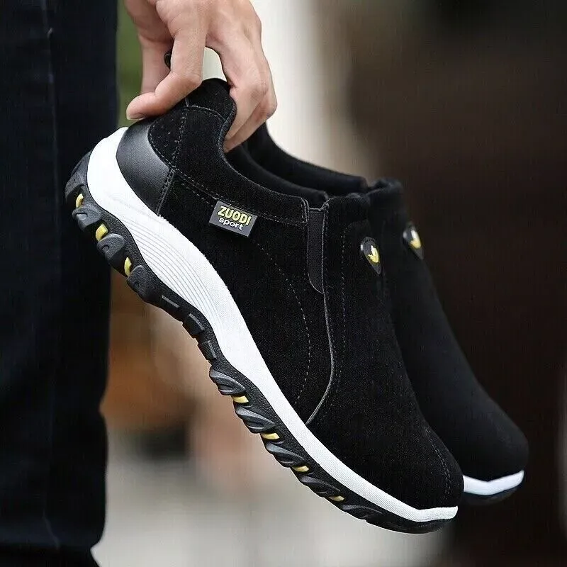 Men's Loafer Slip On Athletic Shoes Casual Walking Sneakers Outdoor Sports