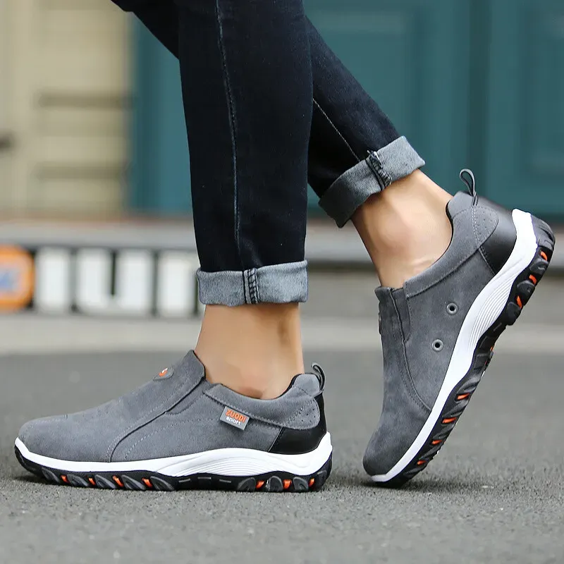 Men's Loafer Slip On Athletic Shoes Casual Walking Sneakers Outdoor Sports