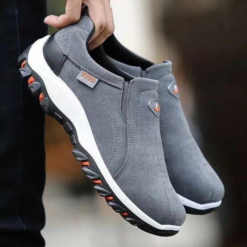 Men's Loafer Slip On Athletic Shoes Casual Walking Sneakers Outdoor Sports