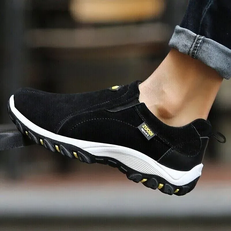 Men's Loafer Slip On Athletic Shoes Casual Walking Sneakers Outdoor Sports