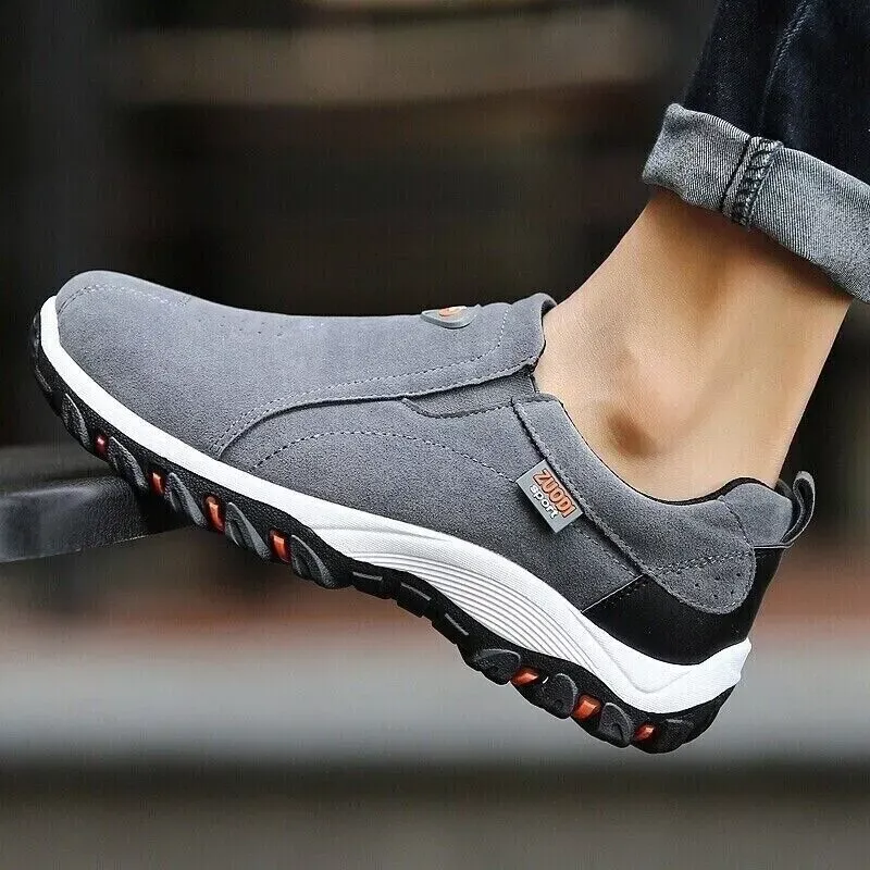 Men's Loafer Slip On Athletic Shoes Casual Walking Sneakers Outdoor Sports
