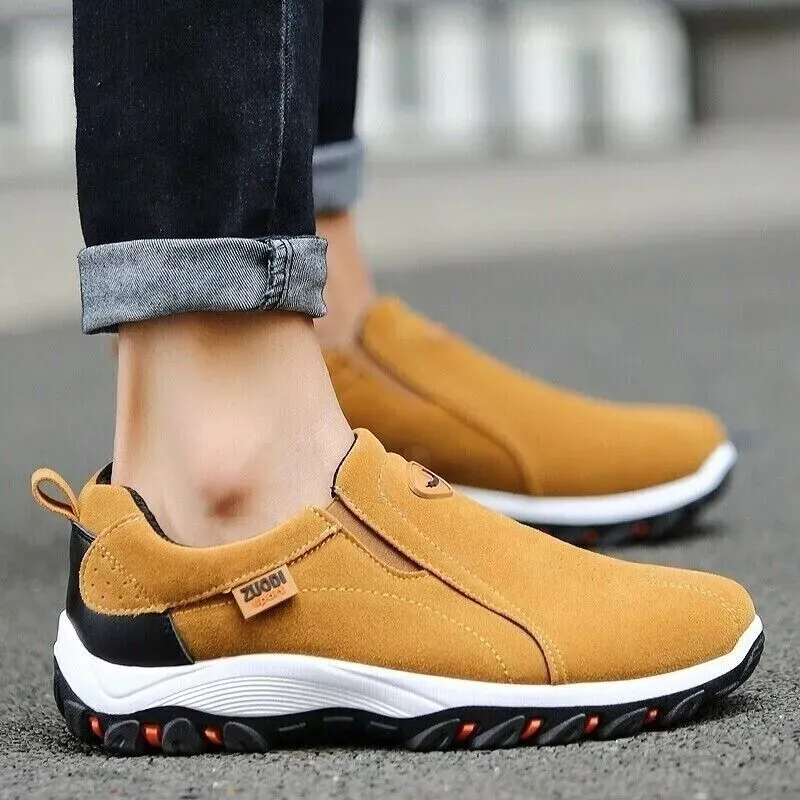 Men's Loafer Slip On Athletic Shoes Casual Walking Sneakers Outdoor Sports