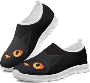 Men's Loafers Slip On Slip Shoe Casual Walking Shoes Non Slip Work Shoes Mesh Athletic Sneakers White Sole