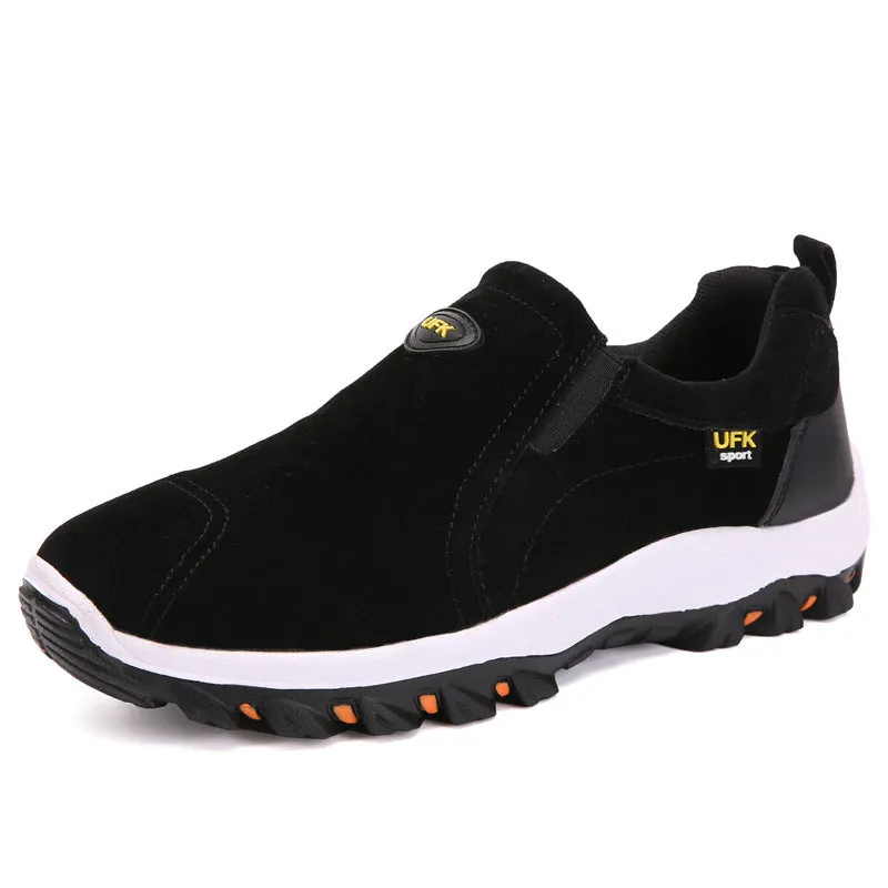 Men's Nubuck Relaxed-Fit Slip-On Loafer
