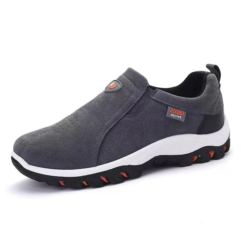 Men's Nubuck Relaxed-Fit Slip-On Loafer