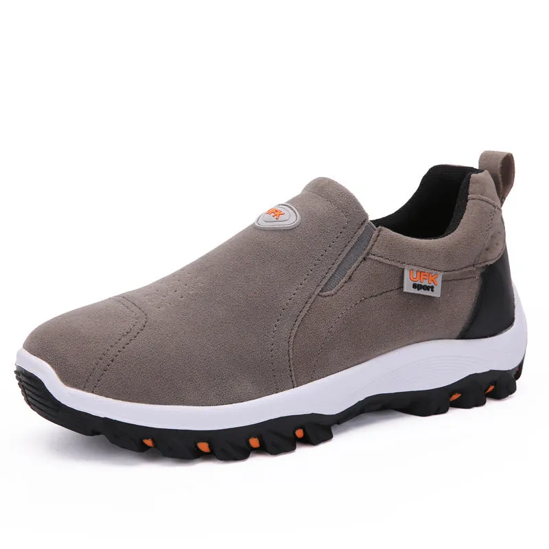 Men's Nubuck Relaxed-Fit Slip-On Loafer