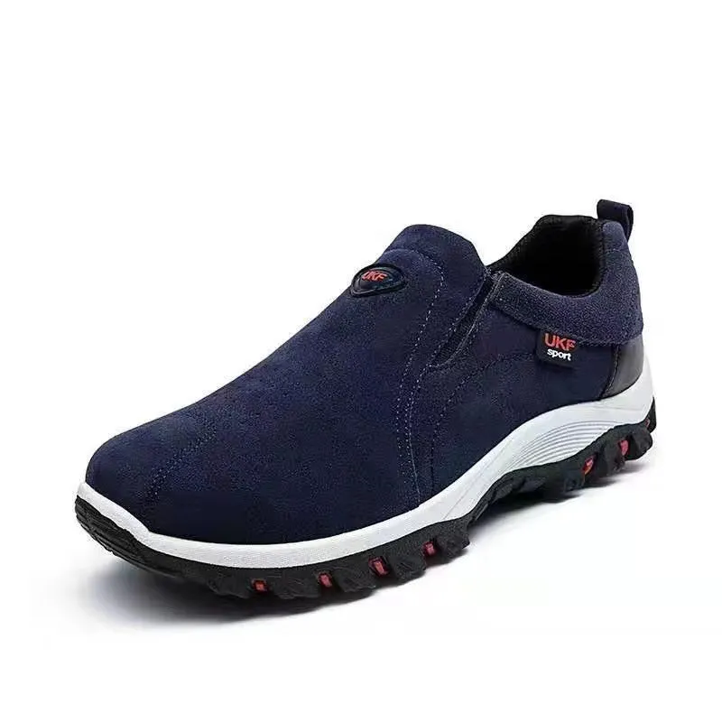 Men's Nubuck Relaxed-Fit Slip-On Loafer