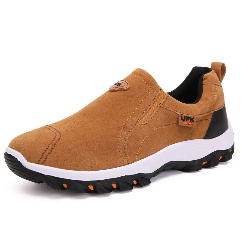 Men's Nubuck Relaxed-Fit Slip-On Loafer