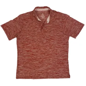 Men's Quick Dry Short Sleeve Golf Polo Shirt Red Size Large