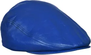 Men's Real Soft Leather Ivy Beret Newsboy Gatsby Golf Cabbie Flat Cap Hats