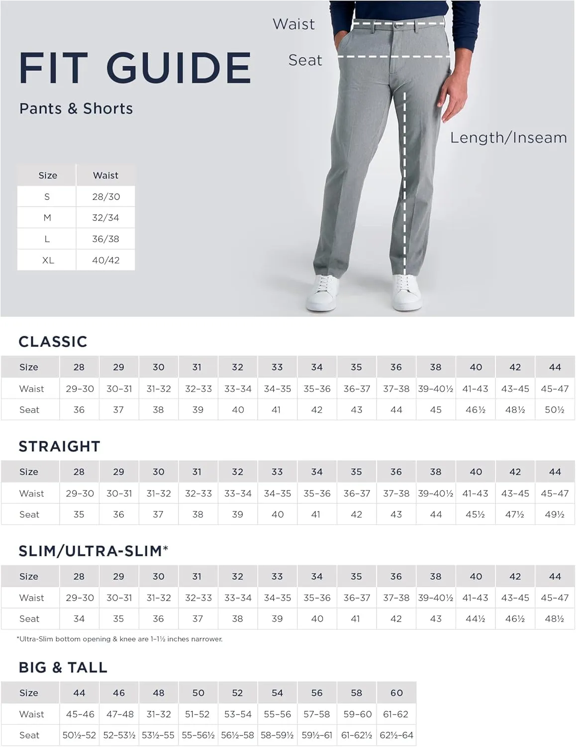 Men's Slim Fit Flat Front Super Flex Waistband Stretch Dress Pant