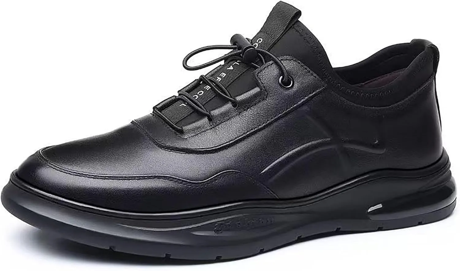 Men's Stylish Lightweight Sneakers Slip On Lightweight Breathable Fashion Sneaker Soft Flat Soled Elderly Shoes