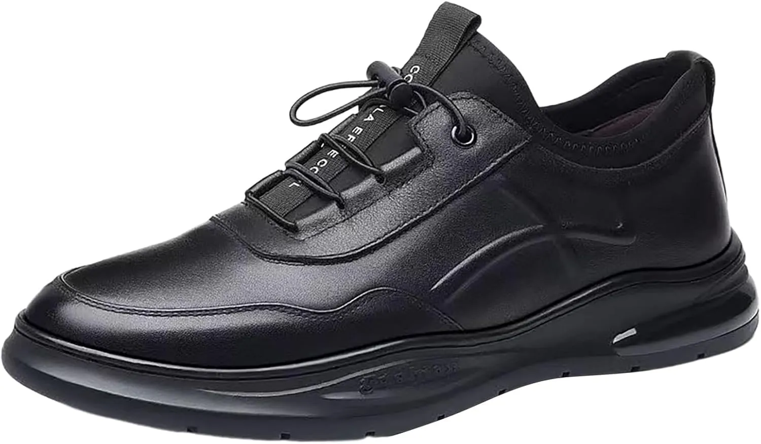 Men's Stylish Lightweight Sneakers Slip On Lightweight Breathable Fashion Sneaker Soft Flat Soled Elderly Shoes