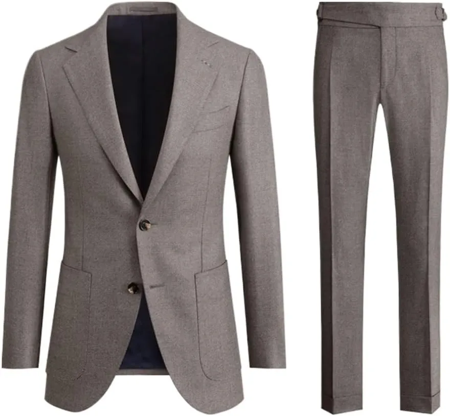 Men's Suit Set Business Formal Men Suits Casual Slim Groom Wedding Suits Jackets Separates Spring Autumn