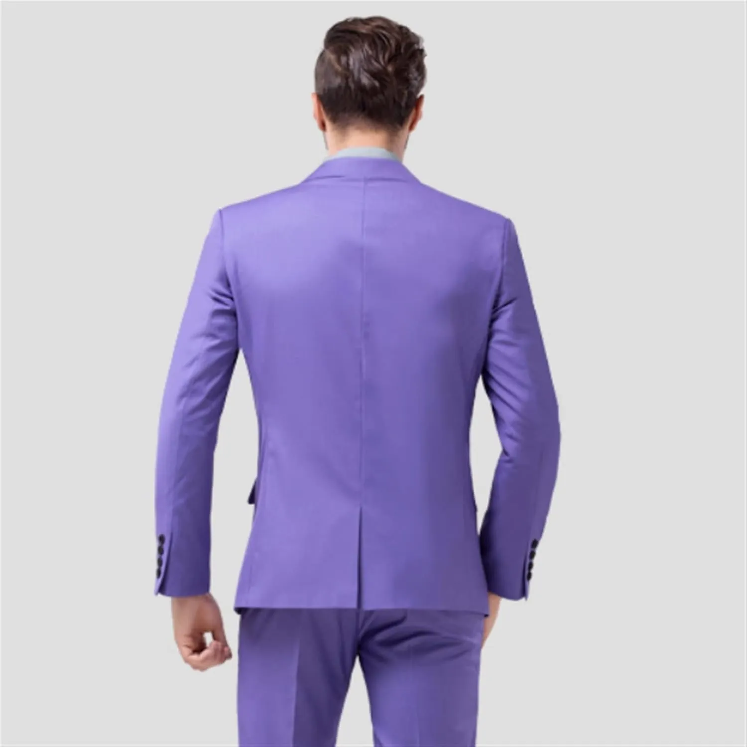 Men's Suit Set Formal Suit Jacket Pants Men Suits Slim Business Tuxedo 2 Piece Suit Wedding Blazers(M Code)
