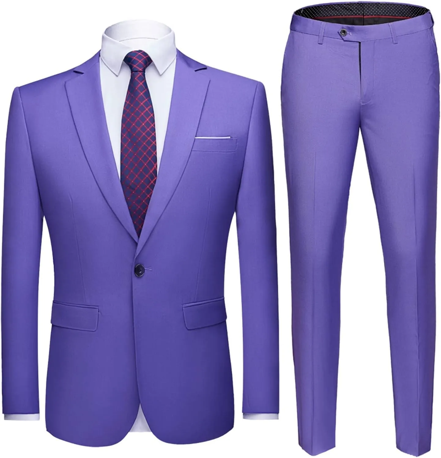 Men's Suit Set Formal Suit Jacket Pants Men Suits Slim Business Tuxedo 2 Piece Suit Wedding Blazers(M Code)