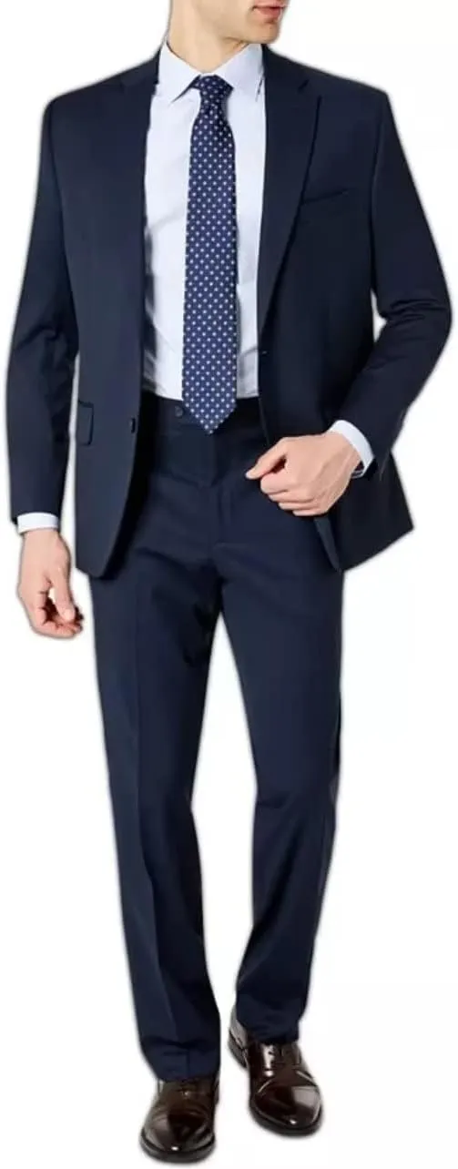 Mens Suits Slim Fit Prom Homecoming Suit for Men Wedding Business Tux Outfit 2 Piece Suit Jacket Blazer ＆Pants Set