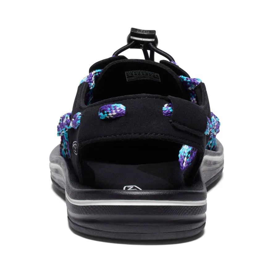Men's UNEEK Flat Cord Sneaker x Bamboo Shoots - Black/Tillandsia Purple