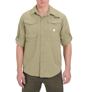 Men's UPF 50  UV Protection Mosiquito Repellent  Fishing Hiking Shirt