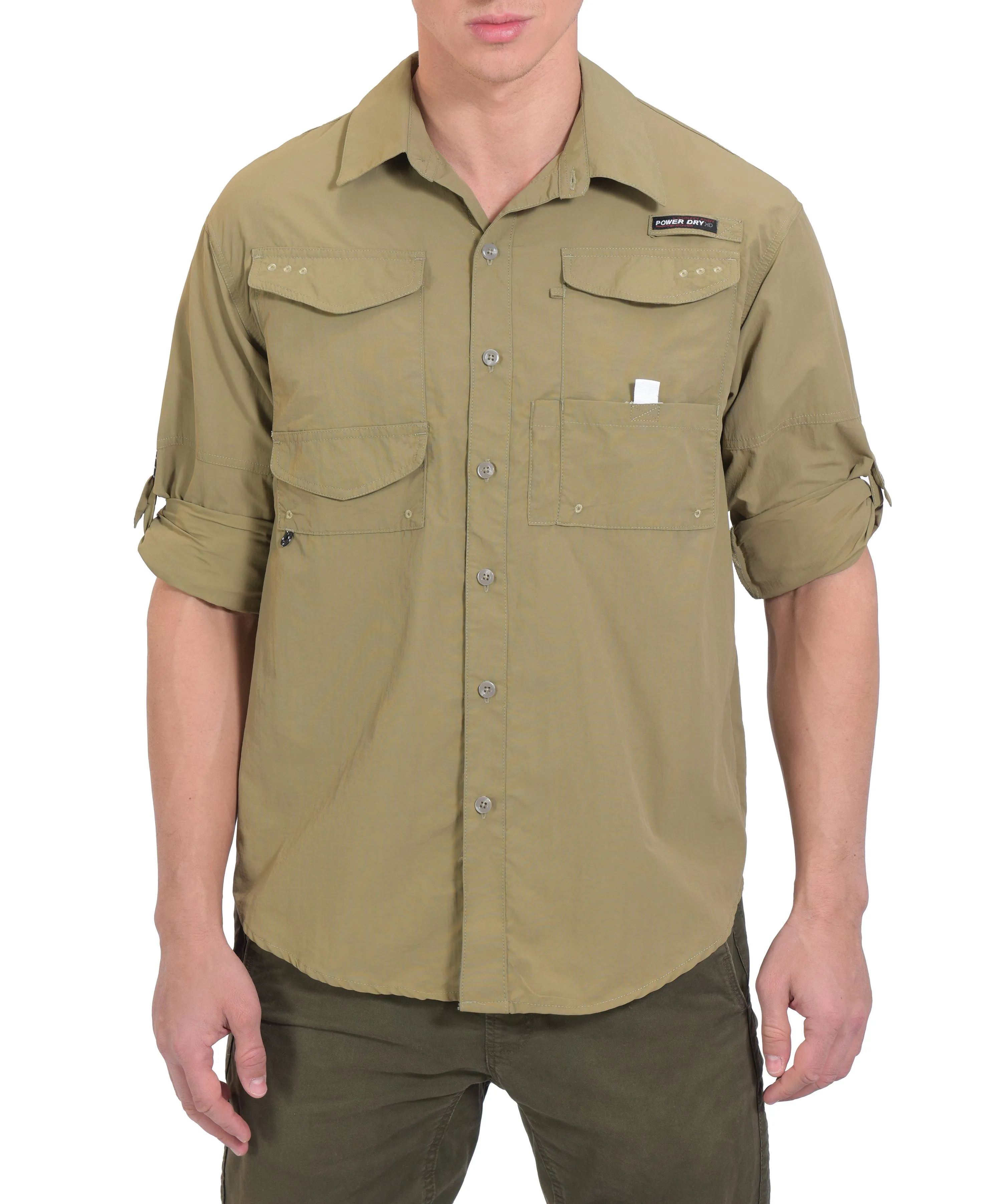 Men's UPF 50  UV Protection Mosiquito Repellent  Fishing Hiking Shirt