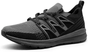 Men's Walking Shoes Comfortable Breathable Slip-On Running Tennis Athletic Gym Workout Cross Training Sneakers